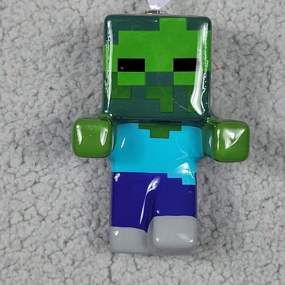 Minecraft Hallmark Ornament Zombie Decoupage Christmas Tree Decoration Holiday - Picture 2 of 9